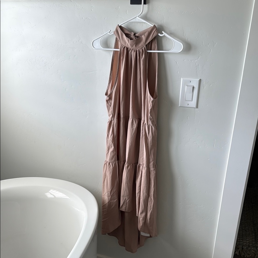 High low flowy dress
